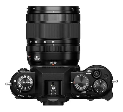 Fujifilm X-T50 Mirrorless Digital Camera XF16-50mmF2.8-4.8 R LM WR Lens Kit - Black Bundle with Additional Accessories