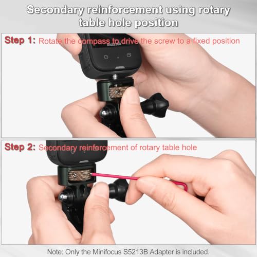 Camera Tripod Adapter, 2pcs 1/4" Adapter Screw Head Camera Mount Compatible with Insta 360/Gopro Hero/Sjcam Action Cameras and Other Standard 1/4" Accessories, Quarter Inch Mount for GoPro Ecosystem. - size: 2-prongs interface*2
