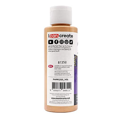 Premium Rose Gold Acrylic Paint, 120ml Bottle by Mont Marte