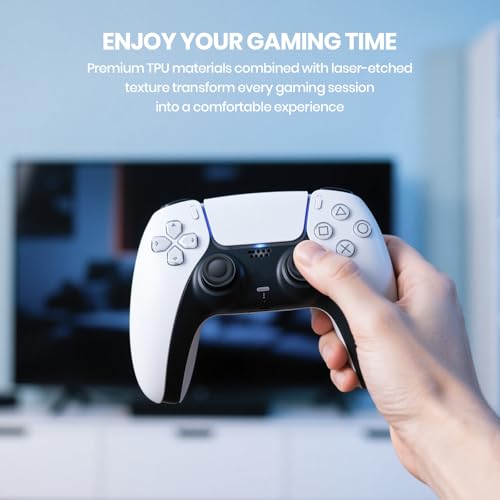 NEWDERY Joystick Replacement Grip Caps for PS5/PS4 Controller - color: Black