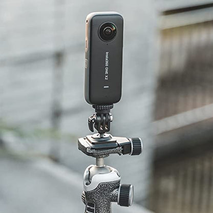 PGYTECH Action Camera Arca-Type Quick Release Plate, Aluminum Alloy Action Camera Mount for Gopro/Insta360/DJI Osmo Action/Pocket Most Action Cameras, Quick Connecting to Backpacks, Belts and tripods