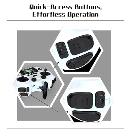 SPEEDY BEE Jumper Smart ELRS 2.4G RC Transmitter with 2-Inch HD Color IPS Screen, Hall Sensor Gimbals, 8km Control Range, USB-C Fast Charging & Simulator for RC FPV Drone