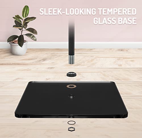 Skywin VR Stand with Glass Base, VR Sensor Stand - 2 Adjustable Stands - color: Glass (Only Stand), size: 2 Stands