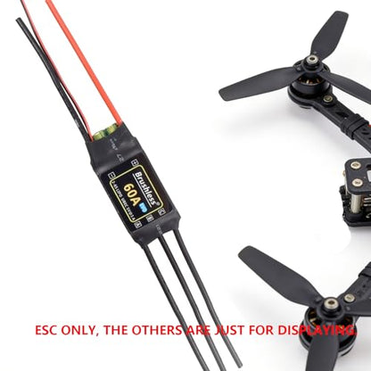 RC Airplane Aircraft 60A Brushless BHLeli HV ESC 2-6S LiPo Battery UBEC 3A/5V Output RC FPV Racing Quad Helicopter Fixed Wing Multi-axis Drone Quadcopter