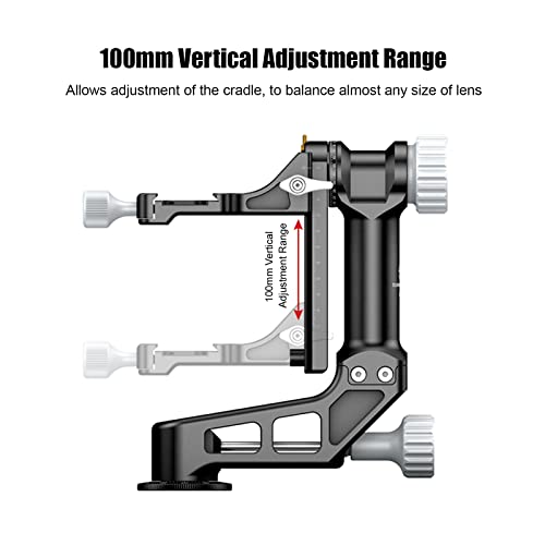 SUNWAYFOTO GH-02 Gimbal Head Aluminum Load 66 lbs(30 Kgs