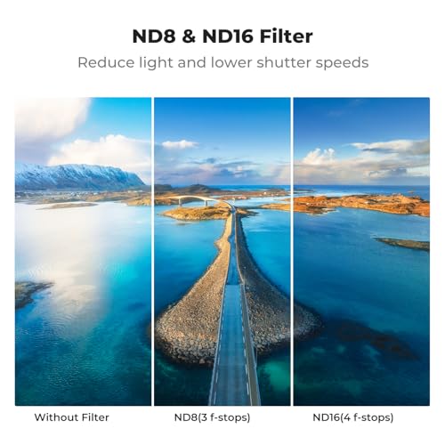 K&F CONCEPT 3 Pack ND CPL Filters Kit Compatible with DJI Mavic 4 Pro