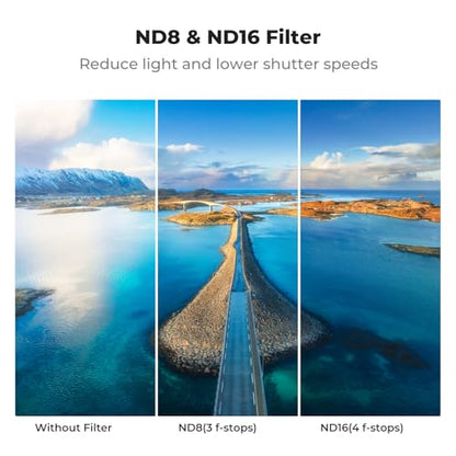 K&F CONCEPT 3 Pack ND CPL Filters Kit Compatible with DJI Mavic 4 Pro