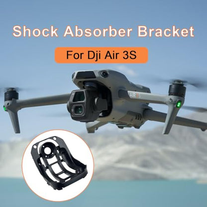 Gimbal Shock Absorber Bracket Replacement for DJI Air 3s Gimbal Vibration Damping Board,Shock-Proof Mount for DJI Air 3s Drone Accessories Black