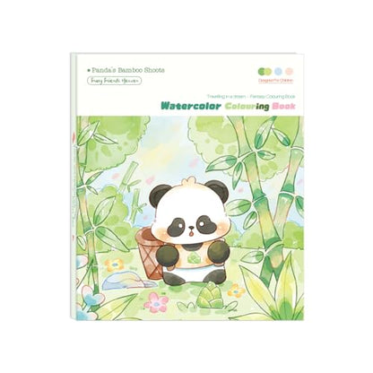 Watercolor Workbooks 200GSM Paper 24 Sheets, 1 Panda - color: Panda
