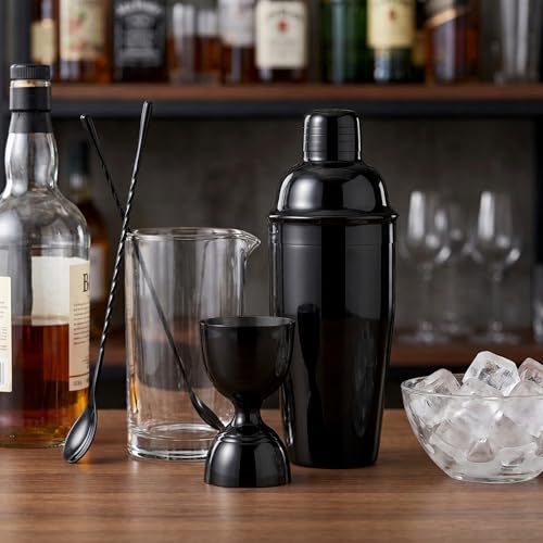 Homestia Bell Jigger for Bartending, 2 oz 1oz Double Cocktail Jigger, Black - color: Bell Jigger - Black