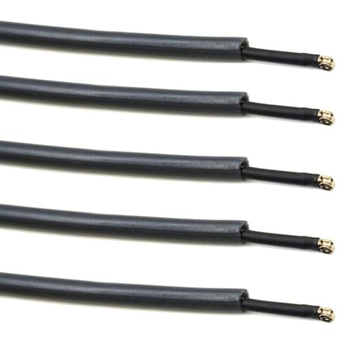 5PCS Black Plastic Protective Antenna Tubes with Cap Suitable for Remote Control Car FPV Drones Quadcopters Multicopters Boat 2.4G Receivers