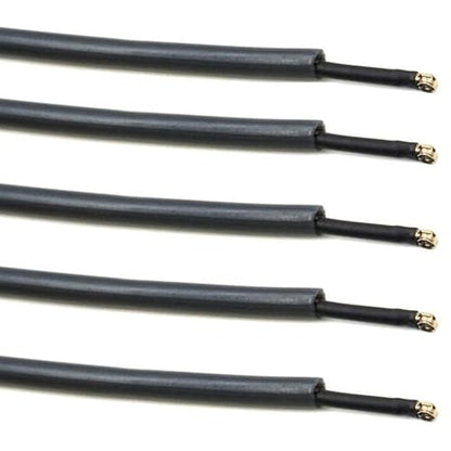 5PCS Black Plastic Protective Antenna Tubes with Cap Suitable for Remote Control Car FPV Drones Quadcopters Multicopters Boat 2.4G Receivers
