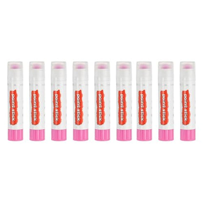 PATIKIL Tempera Paint Sticks, 9 Pcs Solid Tempera Paints Sticks Washable Bulk Markers Pen Quick Drying for Artists Beginners Art Supplies, Light Pink - color: Light Pink