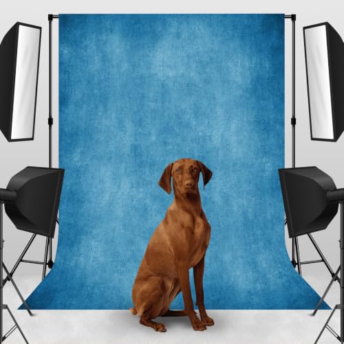 Blue Photo Backdrop Studio Abstract Texture Photography Background 5x7ft - color: Blue, size: 5x7ft
