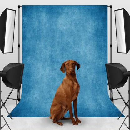 Blue Photo Backdrop Studio Abstract Texture Photography Background 6x9ft - color: Blue, size: 6x9ft