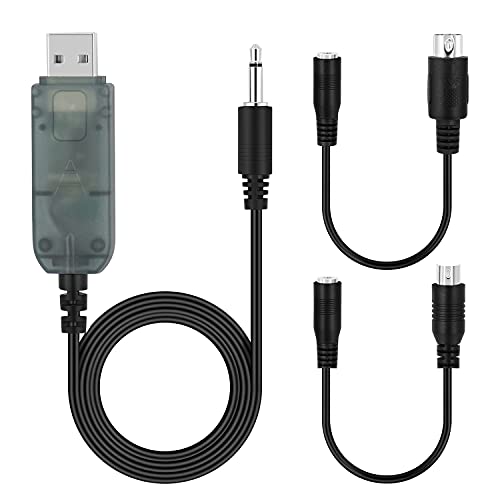 Flysky SM100 USB RC Airplane Drone Flight Simulator Adapter Cable 2.4G for FS-i6 FS-i10 FS-i6 FS-i4 FS-T6 FS-CT68 FS-T4B FS-GT3 TH9X GT2 Remote Controller Transmitter to Computer Simulator Software