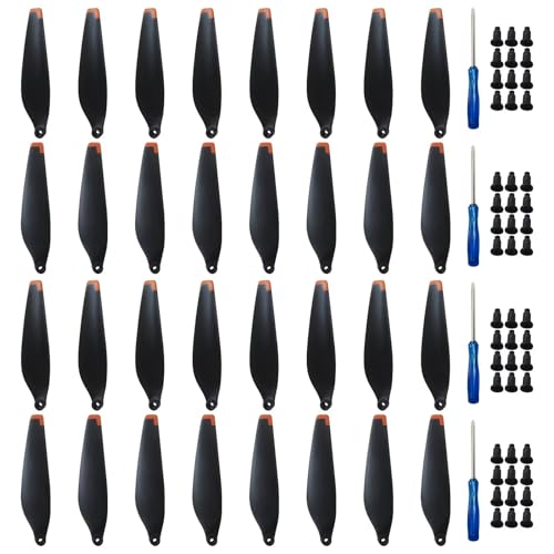 Mini 3 Propellers Replacement Kit, 32pcs Propellers Fit for DJI Mini 3, Low-Noise Drone Flying Quick Release Blades Props Set