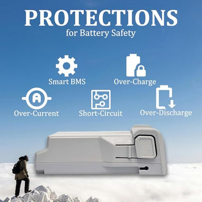 Mini 4 Pro Battery Plus for DJI, 2 Pack 3850mAh-7.38V Intelligent Flight Battery Plus for DJI Mini 3 Pro Series Drone Replacement - color: battery*2