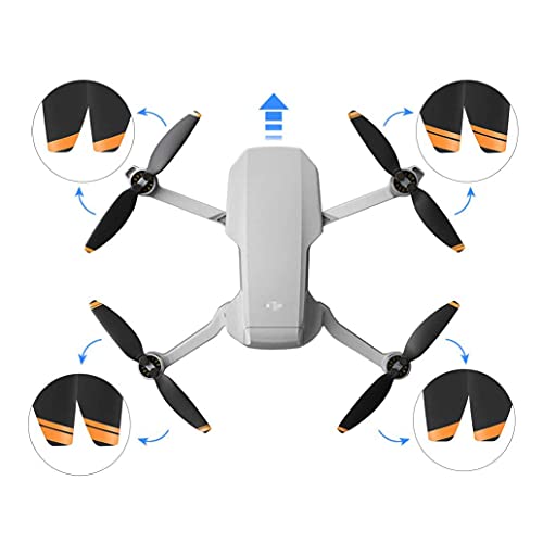 24Pcs Propellers for DJI Mini 4K Drone - for Mavic Mini 2/2 SE Accessories - style: 24pcs mini props (Orange)