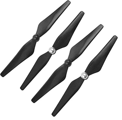 FLYPIG 9450 Carbon Fiber Self-Tightening Propellers, 2 Pairs - color: Black