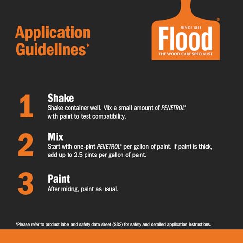 Flood Penetrol Oil-Based Paint Additive & Conditioner - size: 32 Fl Oz (Pack of 1), style: Oil Based Paint Additive