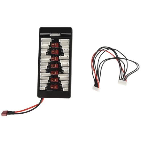 LiPo Balance Charger, 80A High Current Short Circuit Protected, Parallel Charging Board, 6 Battery Packs Simultaneous Ch