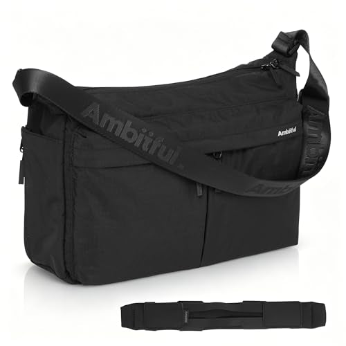 AMBITFUL Camera Messenger Bag for Photographers Shoulder bag,9L Black - color: Black
