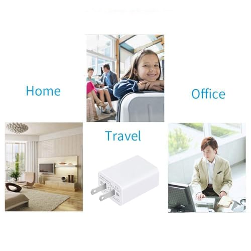 USB Wall Charger FOBSUNLAND ®. USB Wall Plug 5V 2A AC Power Adapter Compatible with iPhone,Pad,Samsung,Tablet,Kindle and More (White 2pack)