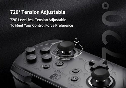 GuliKit 720° Adjustable Tension TMR Magnetic Joystick Replacement Kit - color: NS55-PS5-Black