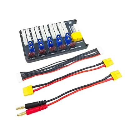 EC3 Parallel Charging Board 2S-6S Lipo Battery Balance Charge Board Expansion Board for RC Drone Helicopter Battery Charger