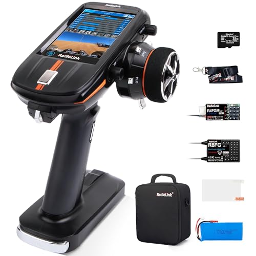 Radiolink RC8X 8CH Touchscreen RC Transmitter and R8FG&R4FGM Gyro Receivers