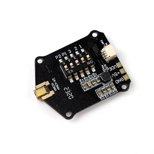 HGLRC Zeus 1.2G 800mW VTX PIT/25/100/200/400/800mW M2 M3 Built-in Microphone Switchable FPV Transmitter VTX via Betaflight for Racing Drone RC Drones Quadcopter Toothpick (SMA)