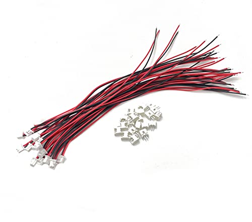 20 Set Micro JST MX 1.25 2Pins Connector Plug Socket 1.25mm Pitch Female & Male Connector PCB Socket 150mm Cable - size: 2Pins