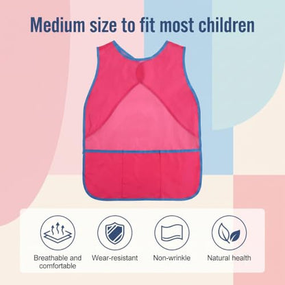 3 Pcs Kids Painting Apron, Waterproof Smocks for Kids