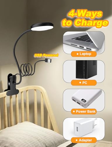 Desk Lamp with Clamp-HLXS-111 (Warm/White Light with USB Port-10W)