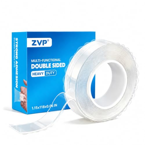 zvp Removable Double Sided Nano Tape Heavy Duty Mounting Tape (1.15x118 in) - size: 1.15*118 IN