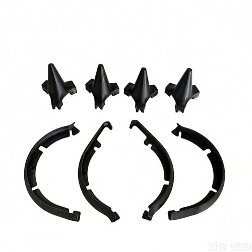 BTG Landing Gear Landing Legs Extensions with Protective Frame for DJI NEO 2 Drone Accessories Parts (Black) - color: Black