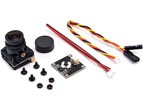 Readytosky 1500TVL FPV Camera 2.1mm Lens 1/3" CMOS Camera 5V-30V PAL/NTSC - color: Black