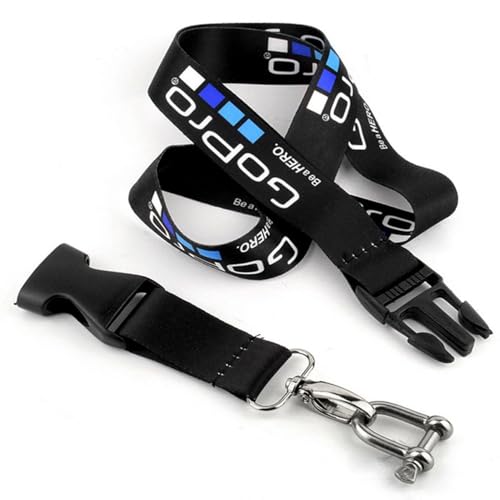 Action Pro Lanyard Neck Strap for GoPro 13/12/11/10/9/8/7/6/5/4/3+ – Adjustable, Durable & Comfortable Action Camera Safety Strap for Outdoor Sports, Travel, Adventure Filming