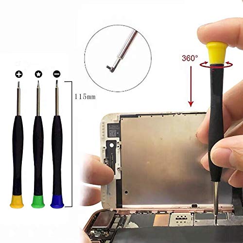 25 in 1 Electronics Repair Tool Kit,Precision Screwdriver Set Magnetic for iPhone,Cell Phone,Smart Watch,Computer,PC,Tablet,iPad,Camera,Xbox,PS4 Pry Open Replace Screen Battery