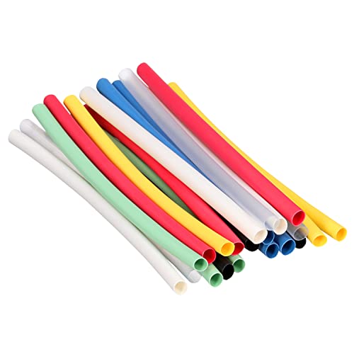 3M Heat Shrink Thin Wall Tubing Assortment Pack FP-301, 1/4 in x 6 in