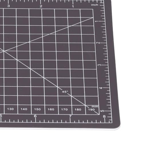 A5 Cutting Mat 8.7x5.9 Inch – Double-Sided Self-Healing Gridded Pad for Paper Cutting, Crafting, Tracing & as Mouse Mat, PVC