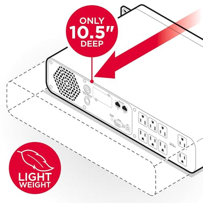 CyberPower CP1500PFCRM2U PFC Sinewave UPS Battery Backup - size: 1500VA, style: Rackmount 2U
