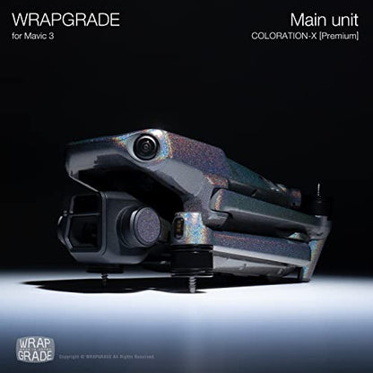 WRAPGRADE Skin Compatible with DJI Mavic 3 Pro (Coloration-X) - color: Coloration-x / Pro
