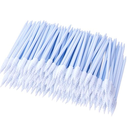 Chinco 200 Pcs Cleaning Swabs 2.56'' Sponge Tip Swabs Sticks Blue - color: Blue