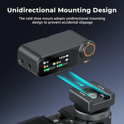 SmallRig Cold Shoe Mount Adapter for Wireless Microphones for DJI Mic- 4822