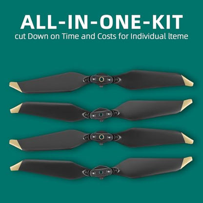 AUTOKAY 4pcs Low-Noise Quick-Release Propellers Prop Blade Set 8331 8331F for DJI Mavic Pro Platinum Drone 2 Pairs