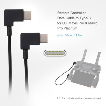 cablecc Remote Controller OTG Data Cable Type-C to Type-C USB-C Compatible with FPV Aerial Photography Mavic Pro Platinum Mavic Pro RC Accessories - style: Type-C to Type-C