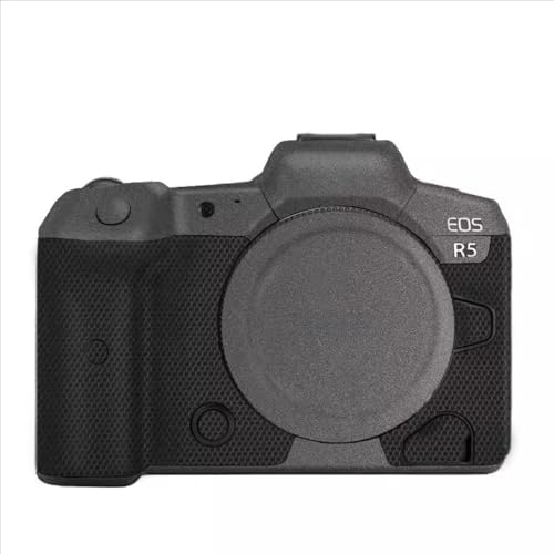 Anti-Scratch Camera Skin Wrap R5 Sticker Coat Vinly Protective Film Body Protector Decals Cover for Canon EOS R5 R 5 (Deep Gray) - color: Deep Gray