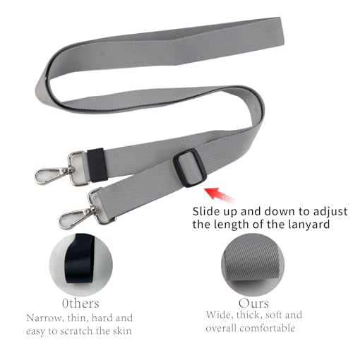 Portable Lanyard Neck Strap for DJI Mini3/mini3 Pro/mini4 Pro/air 2s/air3/Flip - color: Grey
